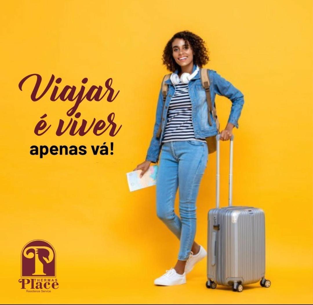 Flat Para Temporada Perto Singapura Shopping Com 7 Piscinas, Bar Molhado, Restaurante - A 3 Min Centro De Caldas Novas! 外观 照片